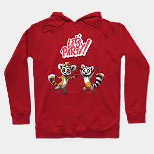 lets party with dancing lemur Hoodie